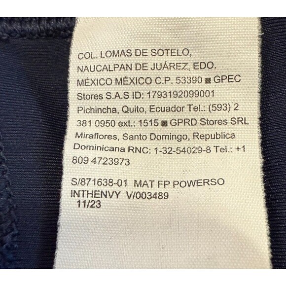 Old Navy Maternity Full Panel Powersoft Extra High Rise 7/8 Leggings Blue Sz Med - Picture 11 of 16